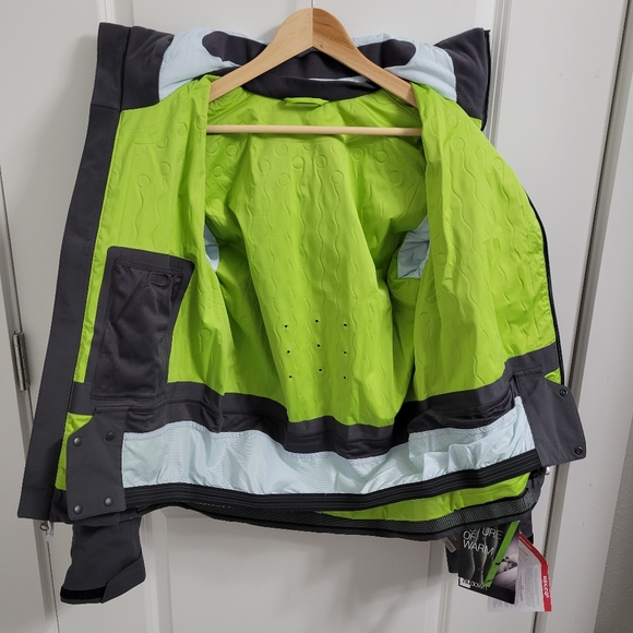 New NuDown Women's Mount Tallac Jacket Asphalt Recco Technology Nutech - Size S
